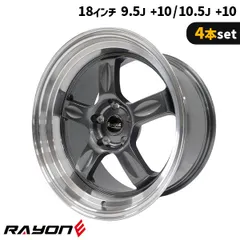 GRAVITYグラビティ18インチ9.5Jアルミホイール2本235/40ZR18