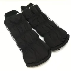 ジャックバニー レッグウォーマー 黒×白 サイドロゴテープ 裏フリース レディース FR ゴルフウェア Jack Bunny