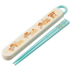【人気商品】16.5cm 箸箱セット 子供用 お弁当用 抗菌加工 子供用 男の子 女の子 箸 開けやすいスライド式 日本製 スケーター(Skater) パンどろぼう ABS2AMAG