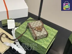 【今日特価】Gucci 1955 Horsebit モバイルバッグ 17×11.5×4cm カスタムバージョン