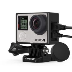【人気商品】Hero GoPro 4 ゴープロ用ハウジング 3+ 保護ケース 3に適用 【Sametop】フレームマウント