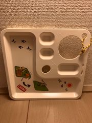 チャムス　プレート　アウトドア　白