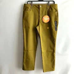 訳あり新品大きいサイズ3Lマスタード黄色無地シンプルカジュアルストレッチ