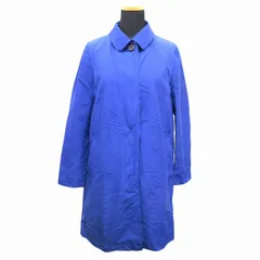 B&Y ユナイテッドアローズ BEAUTY&YOUTH ビューティー&ユース ステンカラー トレンチ スプリング コート ジャケット ブルゾン アウター 比翼ボタン 1625-199-3588 ブルー 青系 レディース♪１