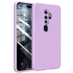 【特売】OPPO A5 用 ケース OPPO A9 用 ケース シリコン 耐衝撃 薄型 スリム ソフトカバー 薄型 軽量 一体型 レンズの全面保護 擦り傷防 米軍MIL規格取得 ワイヤレス充電 全面保護カバー OPPO A5/A9 ケース [パープル] MJJ