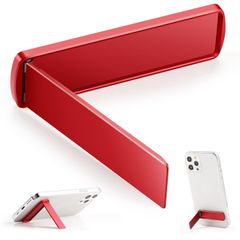 スマホスタンド 小型 簡単 非常に軽量で薄い合金製携帯電話ホルダーピンク