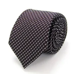 オリヒカ ブランド ネクタイ シルク 小紋柄 総柄 PO メンズ ブラウン ORIHICA 【中古】