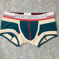 【SEOBEAN】ローライズボクサー パンツ 前閉じ くすみカラー オシャレ 全3色