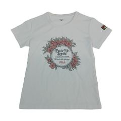 FILA フィラ 半袖Tシャツ レディース フラワー S
