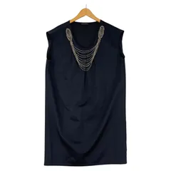 YECCA VECCA イェッカヴェッカ ビジューワンピース size表記なし/ブラック