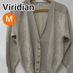 Viridian ビジリアン トップス 長袖 カーディガン ボレロ グレー 日本製 Mサイズ【CT1177】