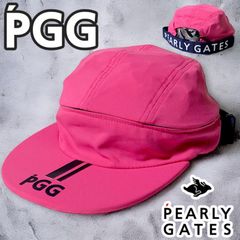 PEARLY GATES PGG バイザー ピンクポーチ - メルカリ