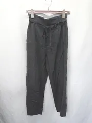 ◇ ⊂ ◎ BEAUTY & YOUTH ビューティアンドユース ハイウエスト イージー パンツ サイズM ブラック系 レディース E  【1506250002737】