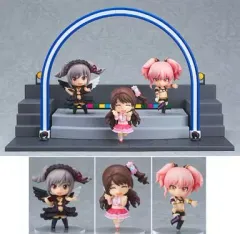 【中古】トレーディングフィギュア ねんどろいどぷち 蘭子・卯月・美嘉＆ライブステージセット 「アイドルマスター シンデレラガールズ」