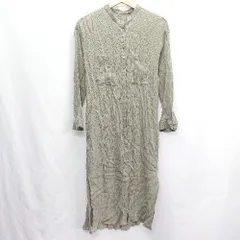 ◇ Simplicite シンプリシテェ 長袖 ロング丈 ワンピース 表記なし カーキ系 レディース E  【1407180069947】