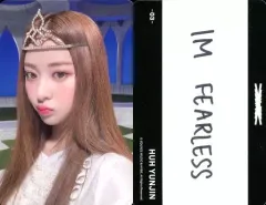 【中古】コレクションカード(女性) 03：LE SSERAFIM/HUH YUNJIN(ホ・ユンジン)/CD「FEARLESS」リリース記念 LE SSERAFIM Weverse Shop JAPAN限定フォトカード