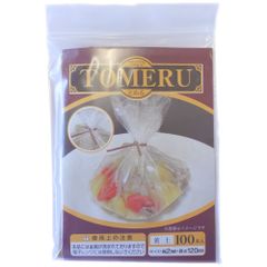 【全国送料無料】リケン　TSUTSUMU専用留め具　TOMERU(とめる)黄土　100本入×1個　(メール便)