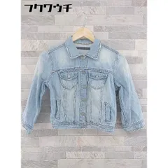 ◇ Spick & Span スピックアンドスパン ショート丈 七分袖 デニム ジャケット Gジャン サイズ38 ライトブルー レディース 【中古】 【1103300006426】