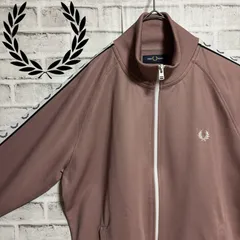 希少モカブラウン L⭐️Fred Perry トラックジャケット 刺繍テープ月桂樹