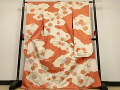 平和屋着物■豪華振袖　雲取り枝花文　金通し地　金彩　正絹　逸品　AAAU6559iu