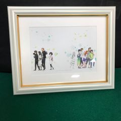 4742 ここ叫びたがってるんだ  あの花名前は僕たちはまだ知らない 額装キャラファイングラフ＆(A5サイズ)【中古】