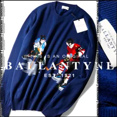 BALLANTYNE カシミヤクルーネックニット 2025年最新】BALLANTYNE CASHMERE ネック：クルーネック メンズ ニット