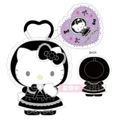 ハローキティ ラブリーフリルマスコットKH ロリータ ブラック ぬいぐるみ ぬい サンリオ 新品 未開封品 正規品 【ティー・シー・ピー】