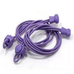【送料無料1000円】ほどけない 靴ひも 靴紐 パープル 結ばない 伸縮 スニーカー ランニング シューズ ビジネス 子供 高齢者 交換 おしゃれ 便利 簡単 フィット 快適 時短 立ち仕事 アウトドア シンプル カラフル　cw-a-3423