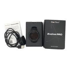 ShotNavi Evolve PRO GPSナビ　黒　超美品 腕時計型GPSゴルフナビ Shot Navi Evolve PRO Touch ブラック 【返品