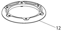マキタ makita タフロータリーハサミ刃アタッチメント A-71582用 上刃ホルダーＡＳＳＹ SY00000629 部品 補給 修理 パーツ 刈払機 草刈機