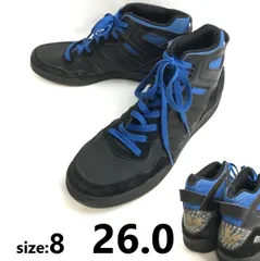 アディダス/adidas ARTILLERY AS MID★ハイカットスニーカー【size:8/26.0/black×blue/黒×青】sneakers/Shoes/trainers◆sA-169