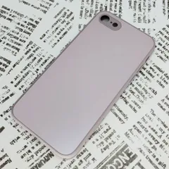 iPhone 7/8/SE ガラス背面シリコンケース (26)ラベンダー