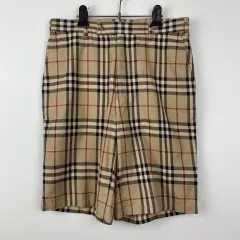極美品 バーバリー Burberrys ハーフパンツ ベージュ ノバチェック S 極美品 バーバリー Burberrys ハーフパンツ ベージュ ノバチェック S