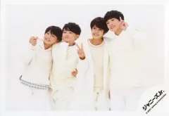 【中古】生写真(ジャニーズ) ジャニーズJr./集合(4人)/横型・膝上/「関西ジャニーズJr. あけおめコンサート2021～関ジュがギューッと大集合～」グッズオフショット/公式生写真