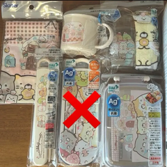 【すみっコぐらし/まとめ売り】ランチセット　入園入学準備　進級　お弁当箱　箸セット　コップ　はし　おしぼり　お弁当袋