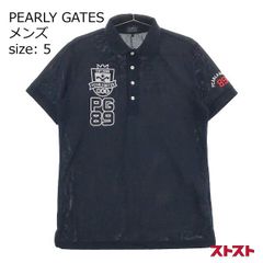 サイズ5】PEARLY GATES 半袖 ゴルフポロシャツ ボーダー 鹿の子 - メルカリ