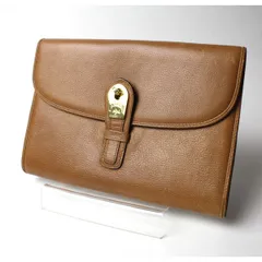 ランセル LANCEL クラッチバッグ セカンドバッグ ヴィンテージ レトロ  ビジネスバッグ レザーバッグ 24-0421me03