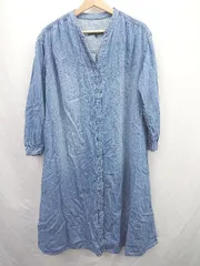 ◇ ⊇ アーバンリサーチ 長袖 ロング ボリュームスリーブライトデニムワンピース サイズS ブルー系 レディース E  【1507280010402】