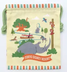 【中古】バッグ 集合(イエロー) 「ディズニー POUCH COLLECTION 巾着」 東京ディズニーリゾート限定