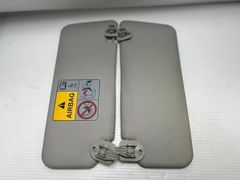 【純正パーツ】　スズキ　エブリィ　DA17V　サンバイザー　室内用　左右セット　ベージュ　トリムコードC01　中古パーツ　鏡無しタイプ　汚れ多少あり