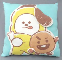 [중고] 쿠션 · 안아 베개 · 본체 SHOOKY (슈가) & CHIMMY (지민) WOW 쿠션 [BT21]