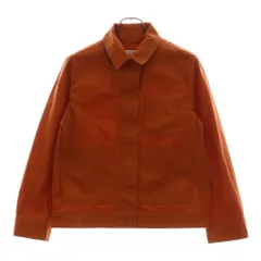 LACOSTE (ラコステ) ブランド ロゴワッペン ライトウェイトコットンツイル 長袖ワークジャケット オレンジ BF0231のサムネイル