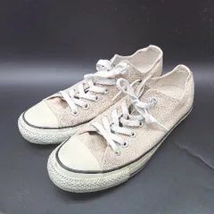 ◇ Θ CONVERSE コンバース ローカットスニーカー サイズ25 ベージュ ブラック ホワイト メンズ E  【1412090051289】のサムネイル