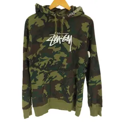 古着　STUSSY ステューシー　パーカー　迷彩　ジップパーカー 中古・古着通販】stussy (ステューシー) 迷彩柄ジップパーカー