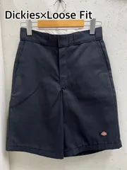 【お得】 え69　Dickies×Loose Fit/ディッキーズ×ルーズフィット　ハーフパンツ　黒/ブラック　匿名配送B