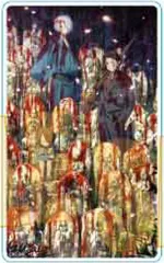 【中古】キャラカード 鬼太郎の父＆水木 「トレーディングアクリルカード Part2 映画 鬼太郎誕生 ゲゲゲの謎」