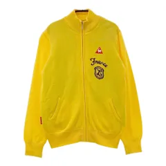 サイズ：M LE COQ GOLF ルコックゴルフ  ニット ジップジャケット  イエロー系 [240101379260] ゴルフウェア レディース ストスト