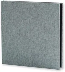 Neutral Zenith スクラップブック フォトアルバム 貼るタイプ 写真 記念日 粘着式 手作り 大容量(グレー)