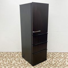 【関東一円送料無料】AQUA 4ドア冷蔵庫 AQR-V46K-T/458L/ダークウッドブラウン/おいシールド冷凍/2020年製/C5923