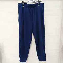 [UNIQLO]ユニクロ レディース カジュアルパンツ シンプル 古着 サイズXL 紺（い-37，ク）